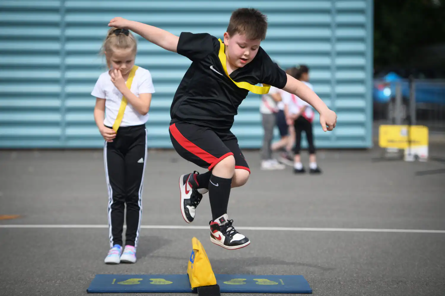 Boy speed bounce